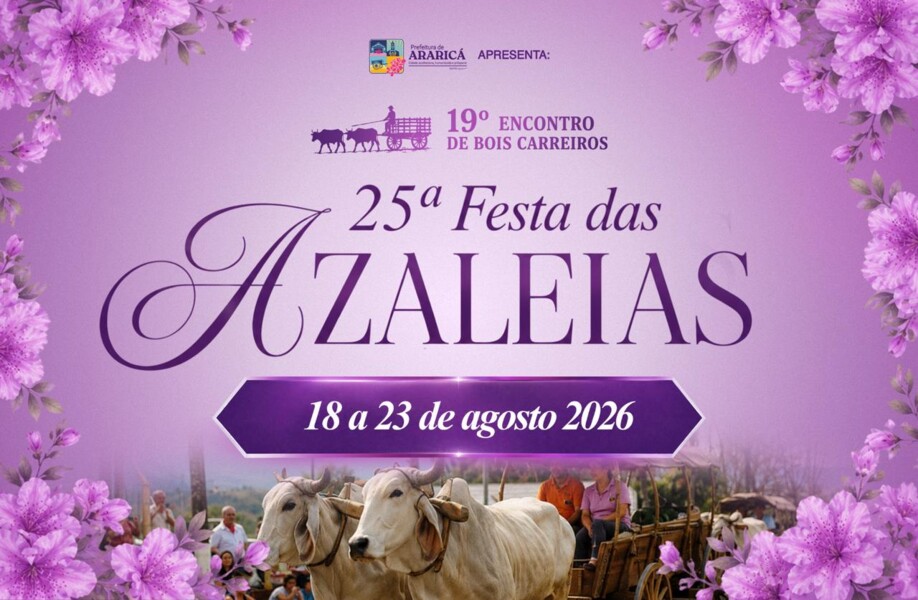 Programação 25ª Festa das Azaleias