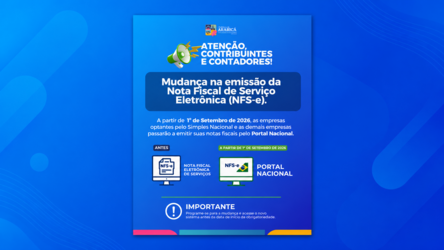 Araricá informa mudança na emissão da Nota Fiscal de Serviço Eletrônica a partir de setembro